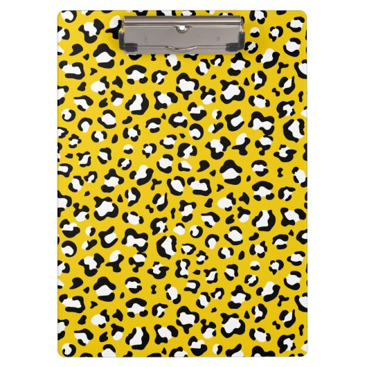 Leopard Print、Leopard Spots、Yellow Leopard クリップボード (正面)