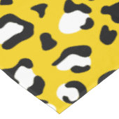 Leopard Print、Leopard Spots、Yellow Leopard テーブルクロス (アングル)