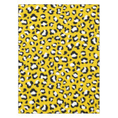 Leopard Print、Leopard Spots、Yellow Leopard テーブルクロス (正面)