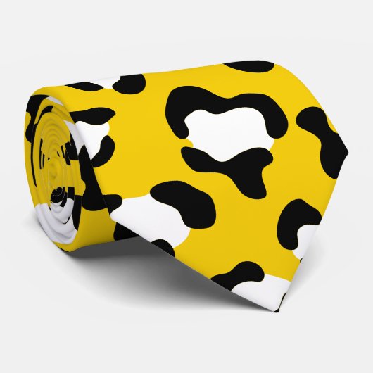 Leopard Print、Leopard Spots、Yellow Leopard ネクタイ (ロール)