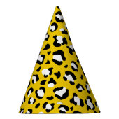 Leopard Print、Leopard Spots、Yellow Leopard パーティーハット (右)
