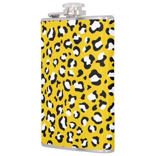 Leopard Print、Leopard Spots、Yellow Leopard フラスク (左)