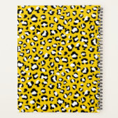 Leopard Print、Leopard Spots、Yellow Leopard プランナー手帳 (裏面)