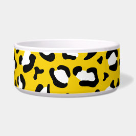 Leopard Print、Leopard Spots、Yellow Leopard ボウル