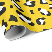Leopard Print、Leopard Spots、Yellow Leopard ラッピングペーパー (ロールコーナー)