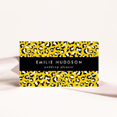 Leopard Print、Leopard Spots、Yellow Leopard 名刺