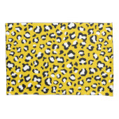 Leopard Print、Leopard Spots、Yellow Leopard 枕カバー (正面)