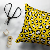 Leopard Print、Leopard Spots、Yellow Leopard 枕カバー