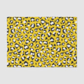 Leopard Print、Leopard Spots、Yellow Leopard 薄葉紙 (正面)