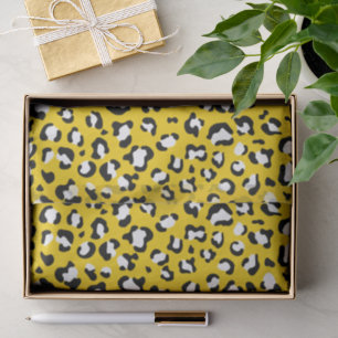 Leopard Print、Leopard Spots、Yellow Leopard 薄葉紙