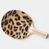 leopard print lookテクスチャ 卓球ラケット (横)