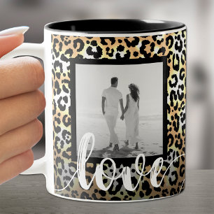 Leopard Print Loveの写真 ツートーンマグカップ
