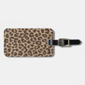 Leopard Print Luggage Tag ラゲッジタグ (正面横)