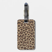 Leopard Print Luggage Tag ラゲッジタグ (裏面縦)