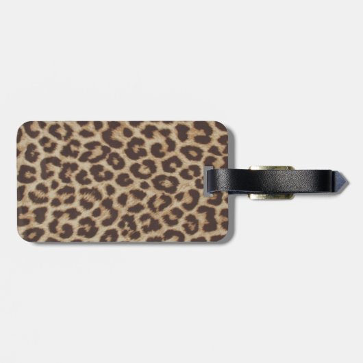 Leopard Print Luggage Tag ラゲッジタグ (裏面横)