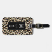 Leopard Print Luggage Tag ラゲッジタグ (正面横)
