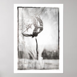 leopard print maschera poster ポスター