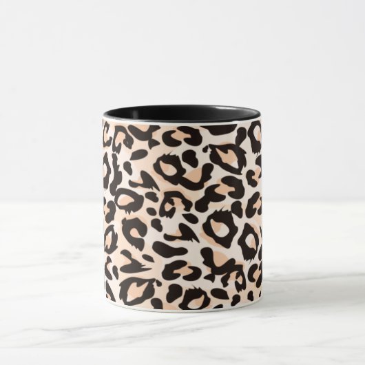 Leopard Print Mug Combo Mug, 325 ml マグカップ (中央)