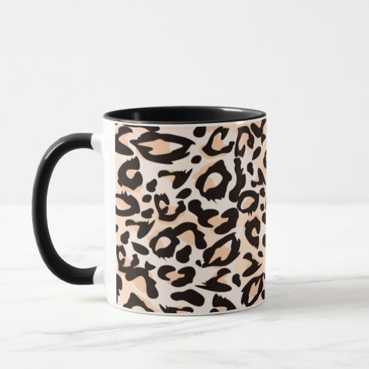 Leopard Print Mug Combo Mug, 325 ml マグカップ (左)