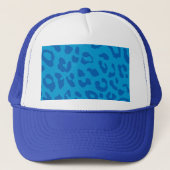Leopard Print Pale Blues キャップ (正面)