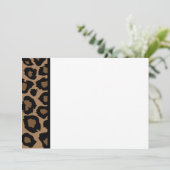 Leopard Print Panel招待状 招待状 (スタンド正面)