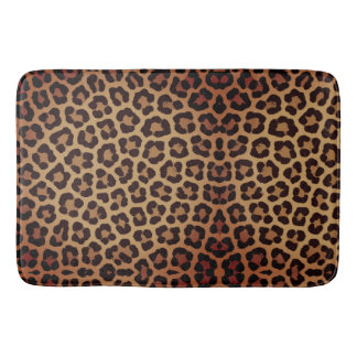 Leopard Print Pattern バスマット