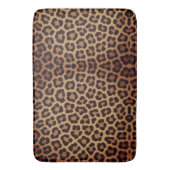 Leopard Print Pattern バスマット (正面縦)