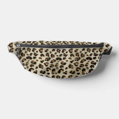 Leopard Print Pattern Design Wild Cat Fur Texture ファニーパック (レイダウン)