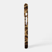 Leopard Print Phone Case Custom Name iPhone 16ケース (左側面)