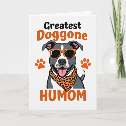 Leopard Print Puppy Love Card カード (正面)