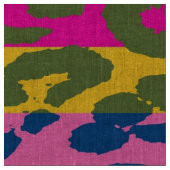 Leopard print retro colorシームレスなストライプ#15 ファブリック (クローズアップ)