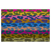 Leopard print retro colorシームレスなストライプ#15 ファブリック (ファットクウォーター)
