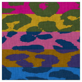 Leopard print retro colorシームレスなストライプ#15 ファブリック (見本)