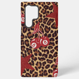 leopard print  samsung galaxy s22 ultraケース