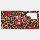 leopard print  samsung galaxyケース (裏面横)