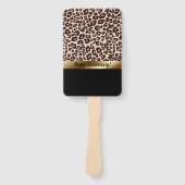 Leopard Print Set of Hand Fans ハンドファン (正面)