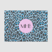 Leopard Print、Spots、Blue Leopard、Monogram 薄葉紙 (正面)