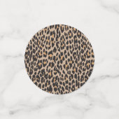 Leopard Print、Spots、Brown Leopard結婚、s コンフェッティ (スモール正面)