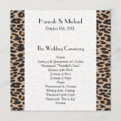 Leopard Print、Spots、Brown Leopard結婚、s プログラム (正面)