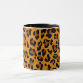 Leopard Print Spots Pattern マグカップ (中央)