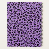 Leopard Print、Spots、Purple Leopard、お名前 プランナー手帳 (裏面)