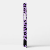 Leopard Print、Spots、Purple Leopard、お名前 Case-Mate iPhoneケース (裏面 / 右)