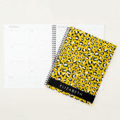 Leopard Print, Spots, Yellow Leopard,あなたの名前 プランナー手帳 (ディスプレー)