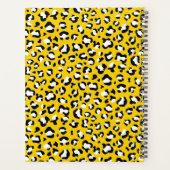 Leopard Print, Spots, Yellow Leopard,あなたの名前 プランナー手帳 (裏面)