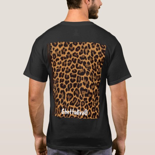 Leopard Print Tシャツ (裏面)