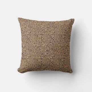 Leopard Print Throw Pillow クッション