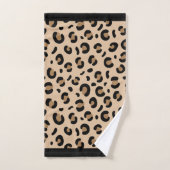 Leopard Print Towel Set バスタオルセット (ハンドタオル)