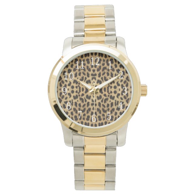 Leopard Print Watch 腕時計 (正面)