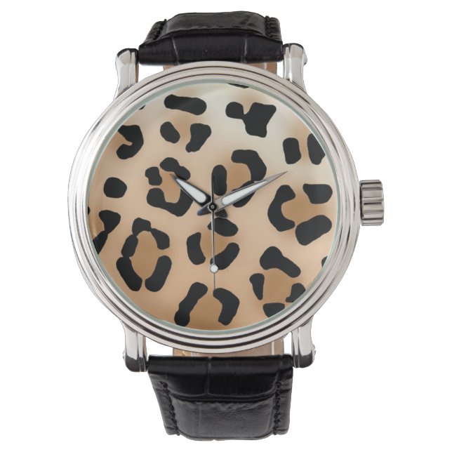 Leopard Print Watch 腕時計 (正面)