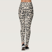 Leopard Print Women'sレギンス レギンス (裏面)